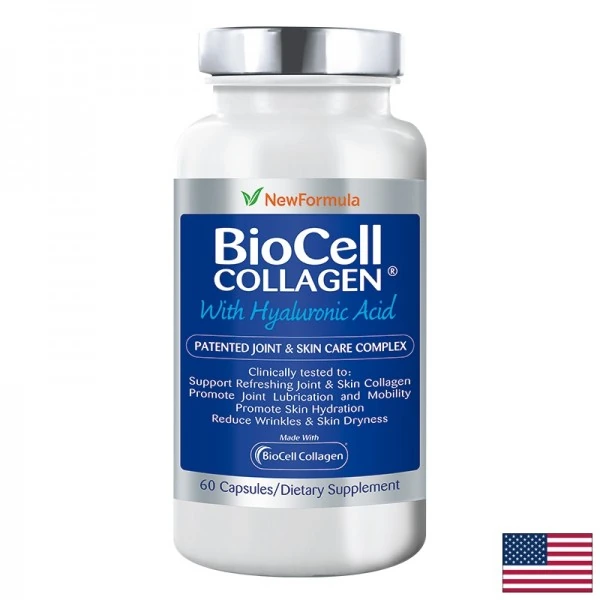 BioCell Collagen - 500 mg, 60 капсули
