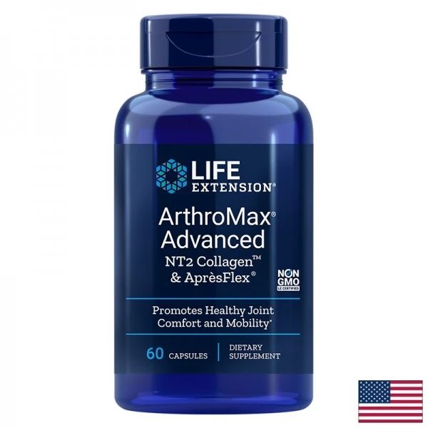 Life Extension ArthroMax Advanced NT2 Collagen - 60 капсули